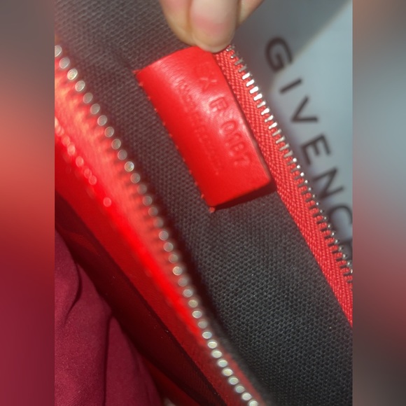 Iconic Red Givenchy Bambi Pouch - Picture 5 of 8